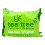 Tea Tree Face Wipes x 2