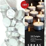 Spaas Tealight 8Hrs x 100