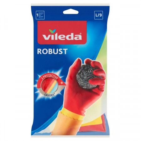bcce1d33f8d793e956e5873632cfb201 Vileda Robust Gloves - Image 1