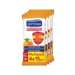 Septona Wipes x 4 Orange