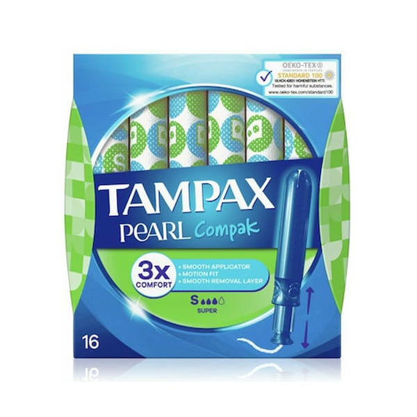 29b46e53550b8578607fd509dffc2224 Tampax Pearl Compak Super - Image 1