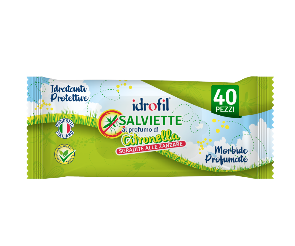 090d1fd281c914fd6b7167d34738291b Idrofiln Citronella wipes x 40pcs - Image 1