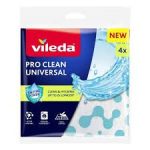 Vileda Pro Clean Universal cloth x 4pcs